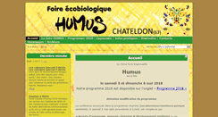 Desktop Screenshot of foire-ecobiologique-humus-chateldon.fr